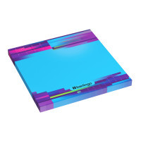 Блок самоклеящийся 75*75 мм, Berlingo "Ultra Sticky. Glitch", голубой, 50 листов - фото 2 - id-p113809915