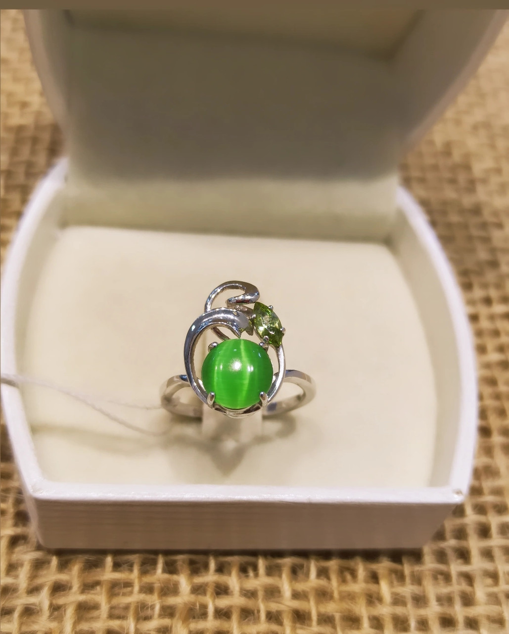 Кольцо / кошачий глаз / 16,5 размер ( пр.Абая 141), фото 1