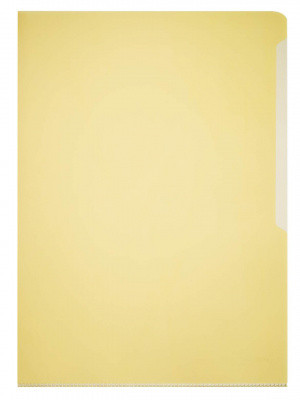 Уголок прозрачный A4, 0.15мм, желтый Durable - фото 1 - id-p115121955