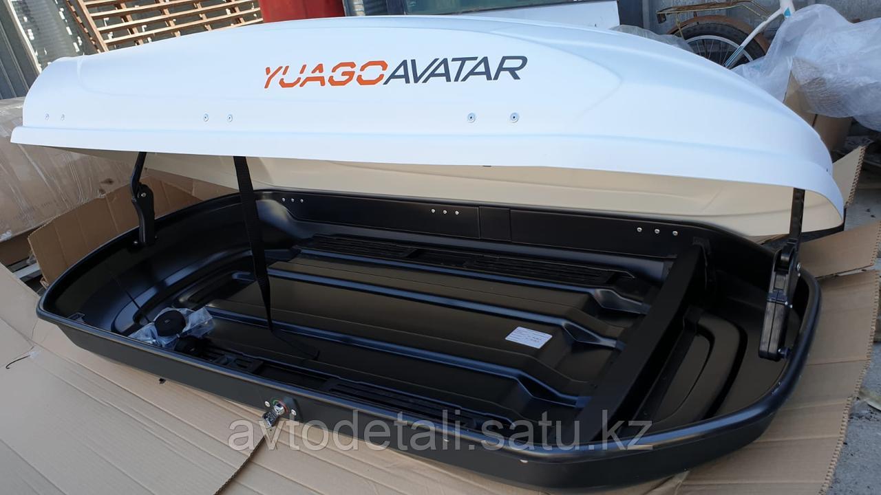 Автобокс багажник на крышу Yuago Avatar 460л 186х86х46см - фото 2 - id-p115121975