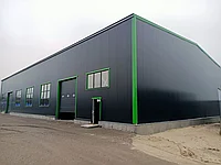 Возведение металлоконструкций, ангаров, складов из сэндвич-панелей