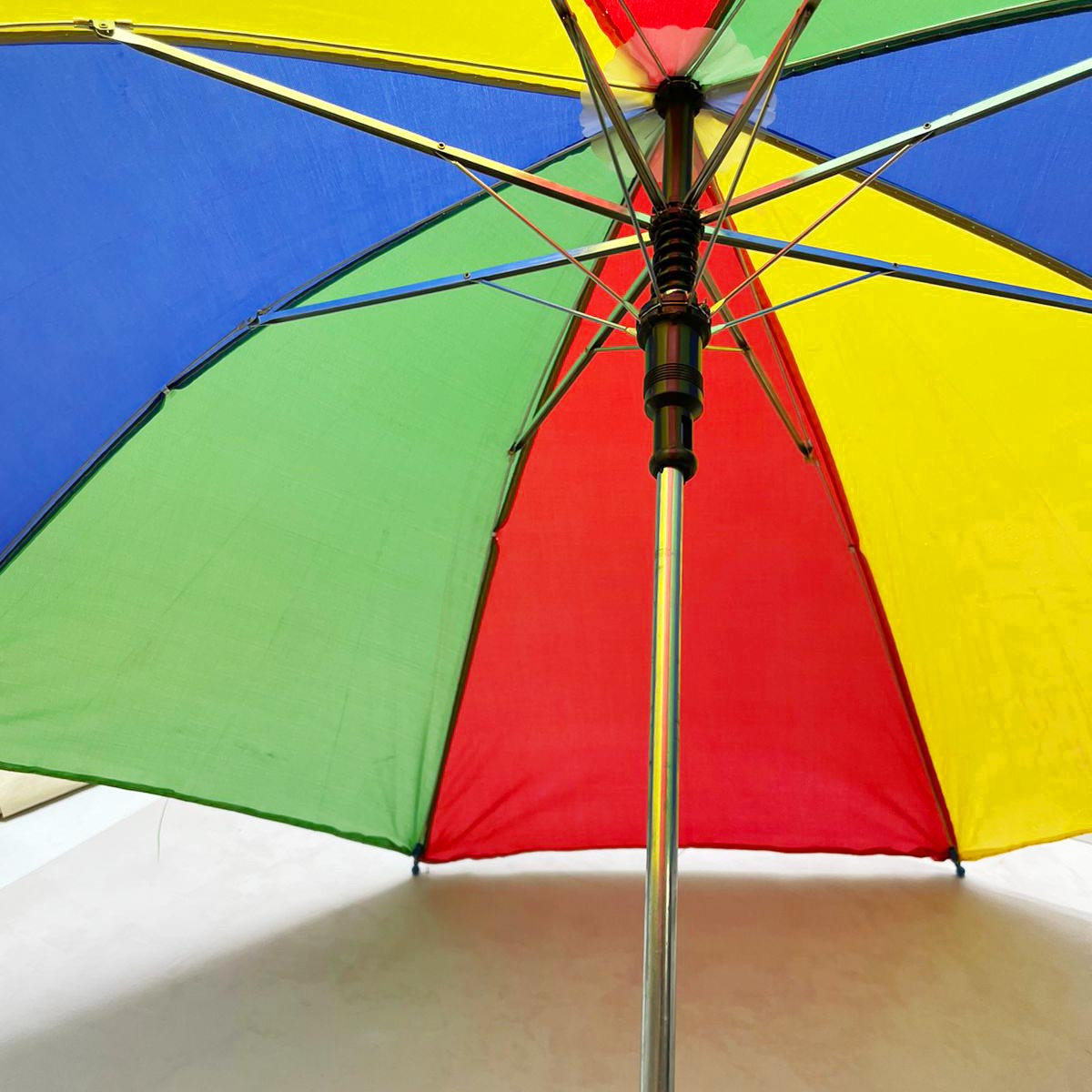Детский зонт трость со свистком радуга 75 см синий - фото 8 - id-p115122147