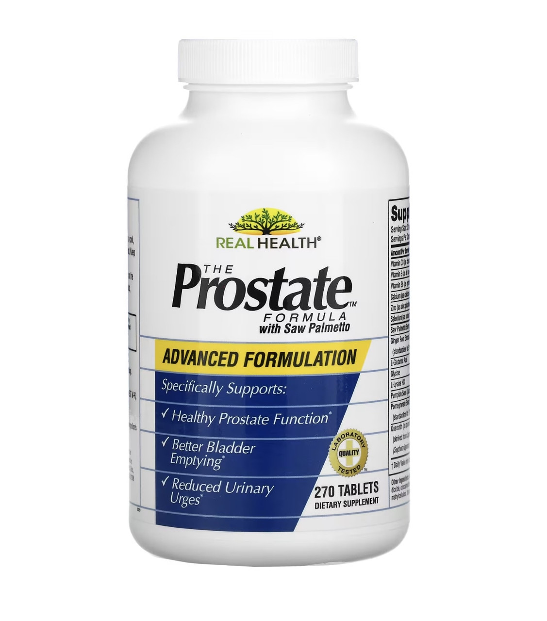 Real health the prostate, комплекс для здоровья простаты, 270 таблеток - фото 3 - id-p115172794