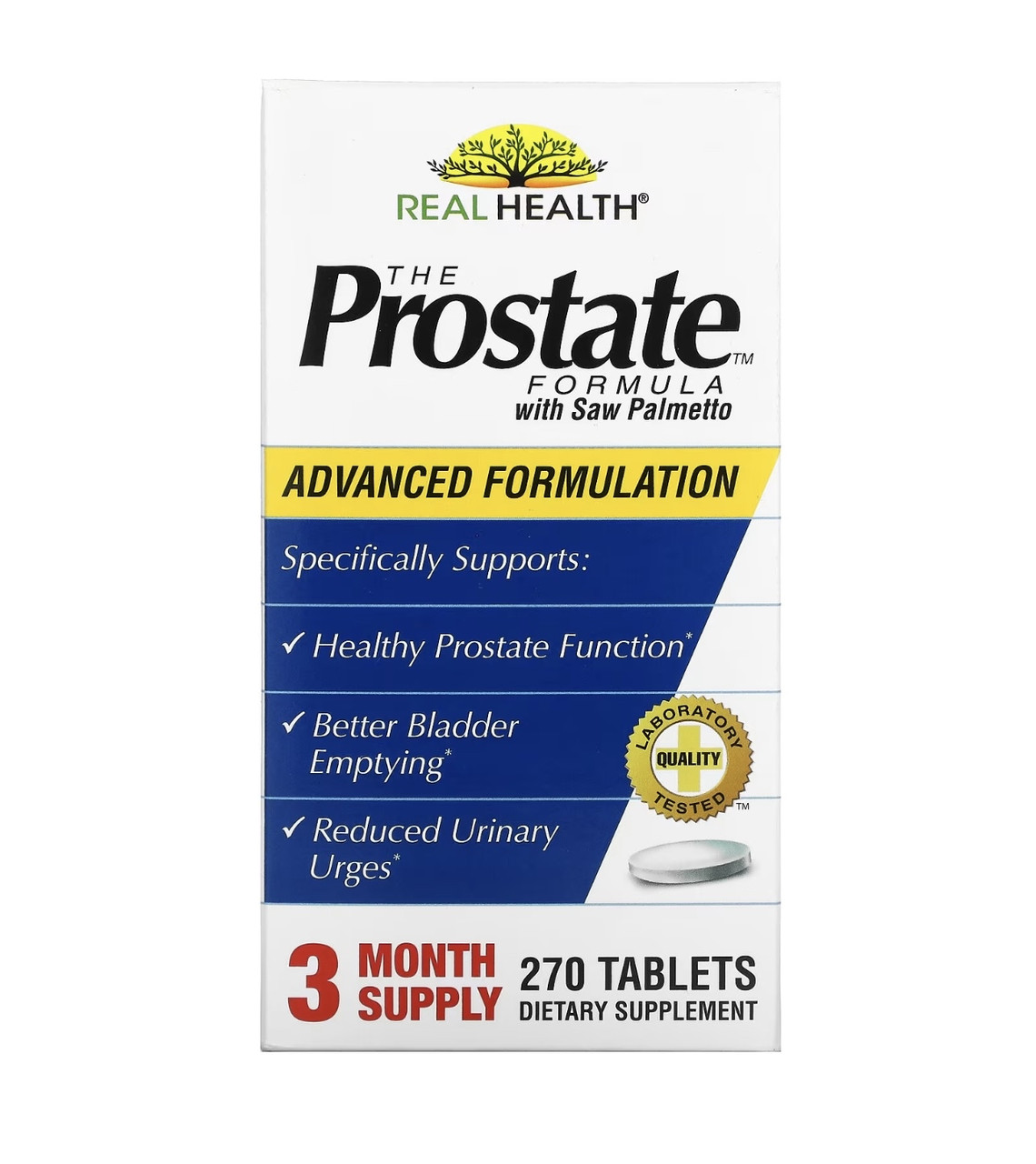 Real health the prostate, комплекс для здоровья простаты, 270 таблеток - фото 1 - id-p115172794
