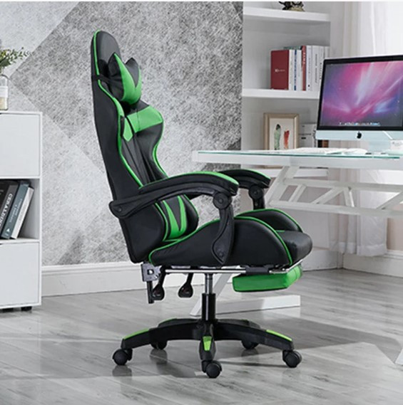 Игровое кресло GC-1050 черно-зеленое