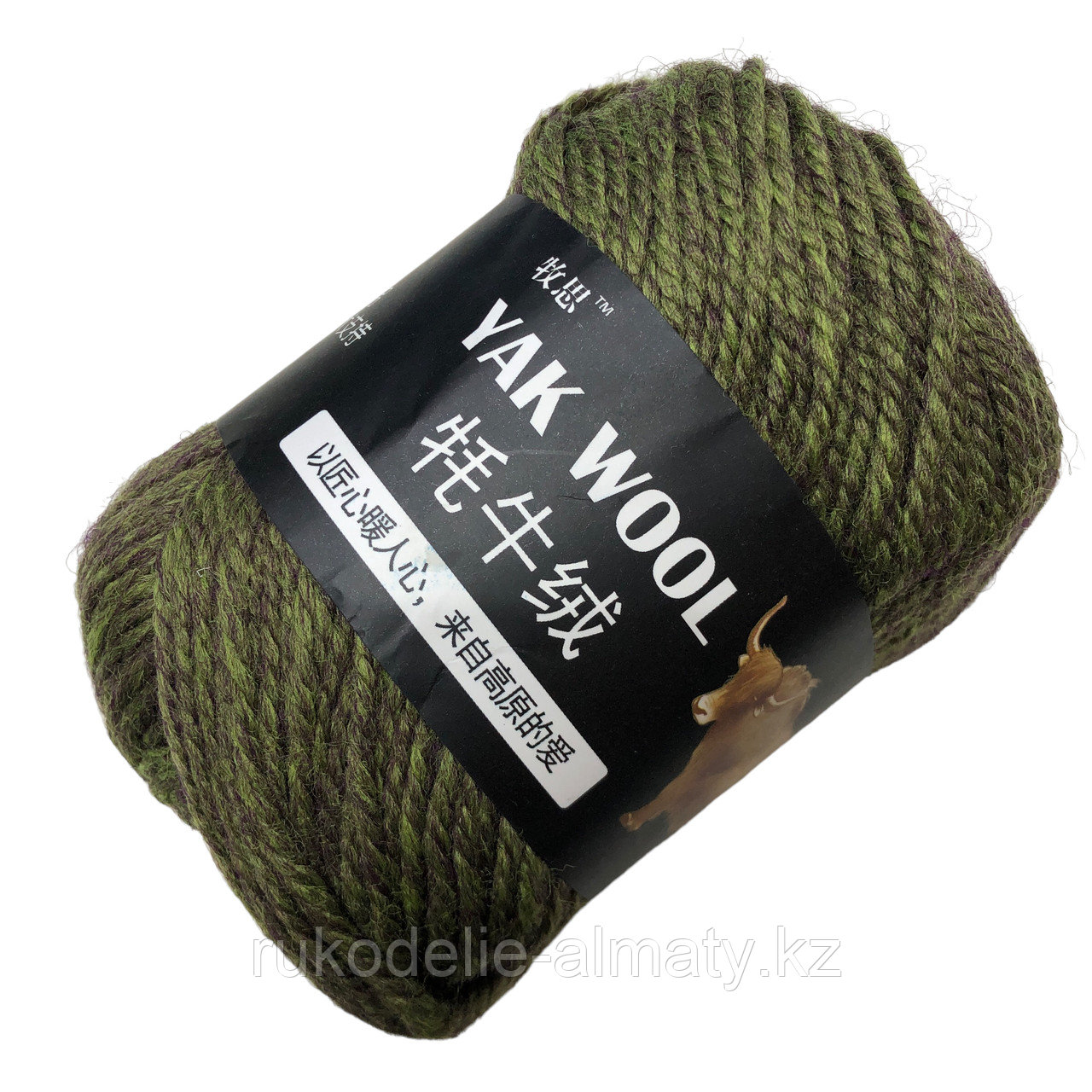 Пряжа для ручного вязания "Yak wool ", 100 гр, белый защитный - фото 3 - id-p81625450