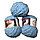 Пряжа детская для ручного вязания «Детская махра» 0+ голубой, фото 3