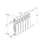 Радиатор Royal Thermo Revolution 350, фото 2