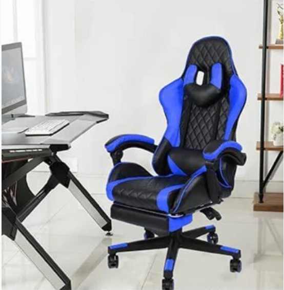 Игровое кресло GC-2050, сине-черное