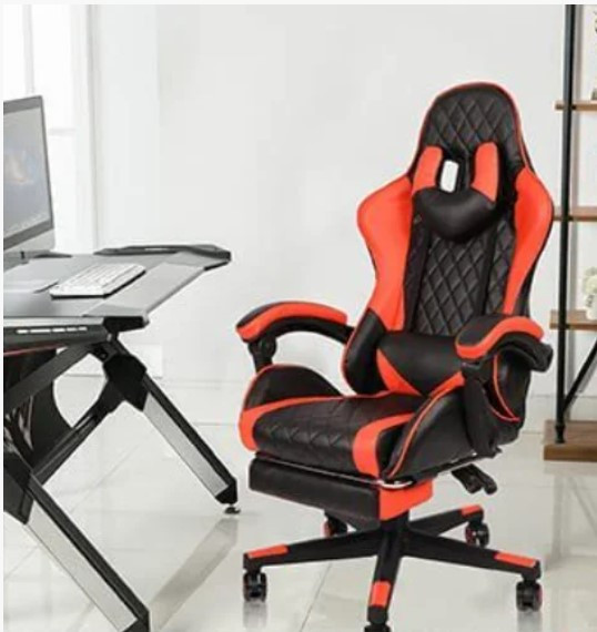 Игровое кресло GC-2050, красно-черное - фото 1 - id-p115173259