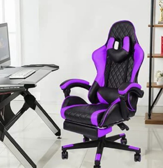 Игровое кресло GC-2050, фиолетово-черное