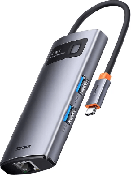 Хаб Baseus Metal Gleam WKWG070113