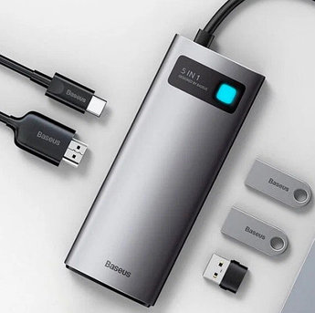 Хаб Baseus Metal Gleam CAHUB-CX0G