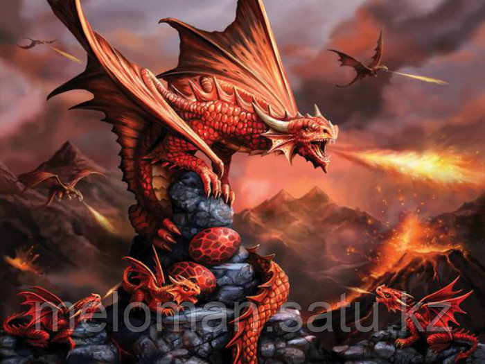 Prime3D: Super 3D. Пазлы Огненный дракон, 500 эл. - фото 1 - id-p115173959