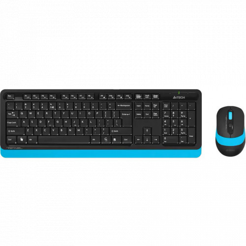 A4Tech Fstyler FG1010 Blue клавиатура + мышь (FG1010 BLUE) - фото 4 - id-p102136764