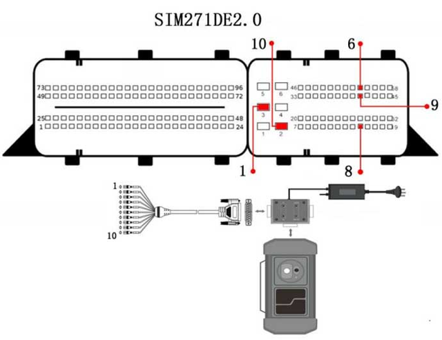 Схема 2 Launch X431 MCU3