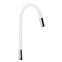 Силиконовый излив для смесителя (белый) (1/20)