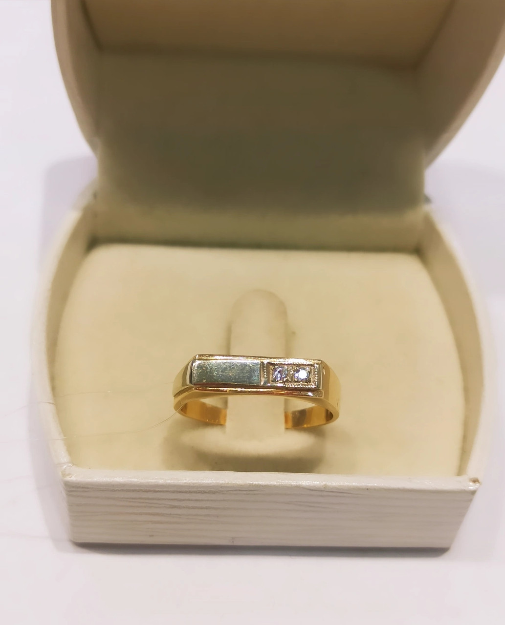 Мужское кольцо с фианитом / размер: 19,5 ( пр. Абая 141 )