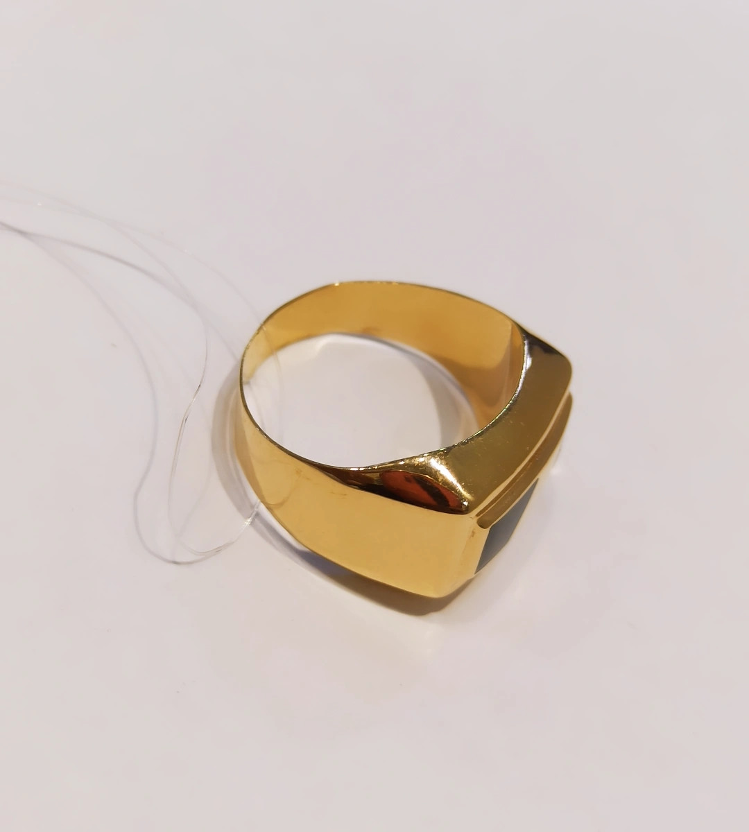 Мужское кольцо с фианитом / размер: 19 ( пр. Абая 141 ) - фото 3 - id-p48418637