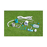 Набор для чистки бассейна Bestway 58237 (мусороуловитель, сачок, вакуумный очиститель, ручка), фото 2
