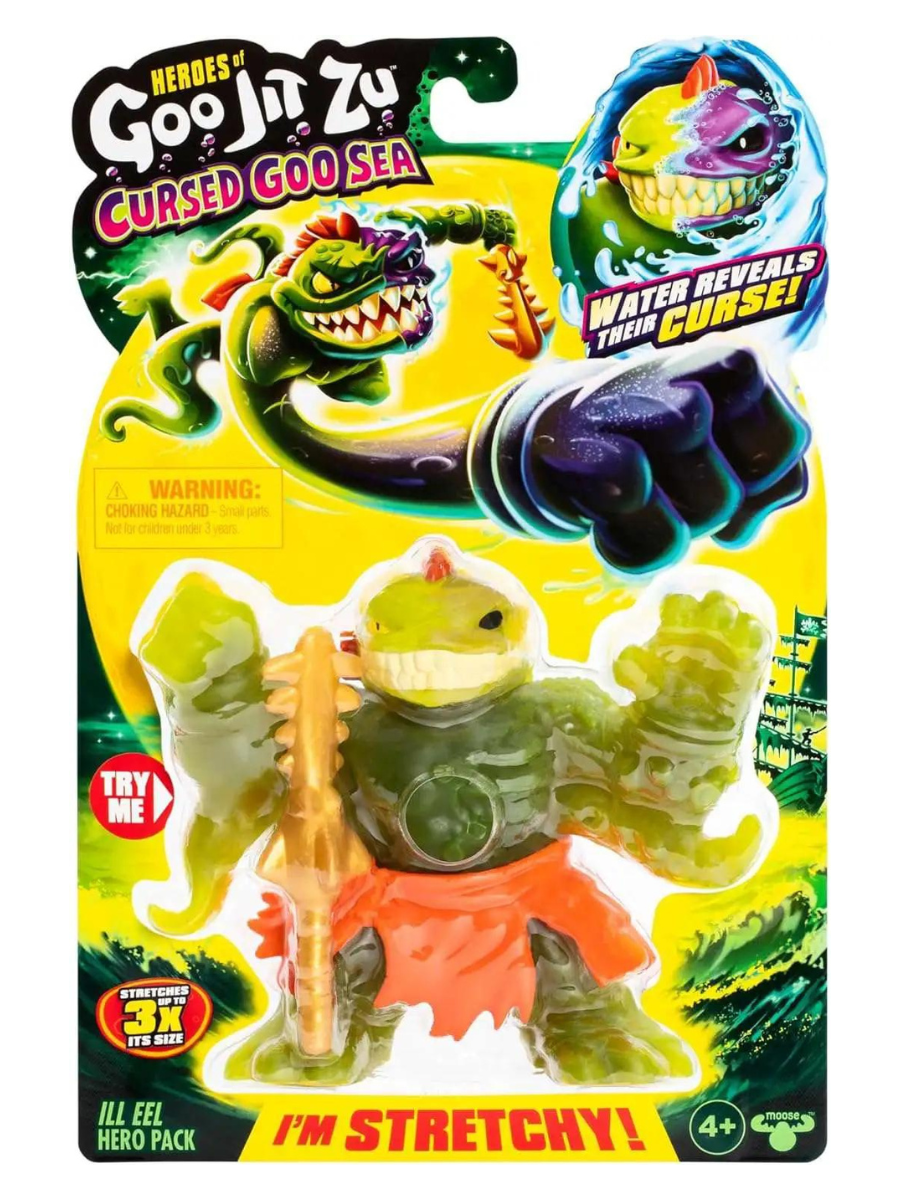 Гуджитсу  фигурка Heroes of Goo Jit Zu Cursed Goo Sea Ill Eel