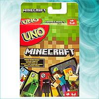 "UNO Minecraft (UNO Minecraft)" үстел үсті карта ойыны (112 карта)