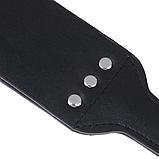 Паддл (шлёпалка) для БДСМ игр из искусственной кожи, фото 7