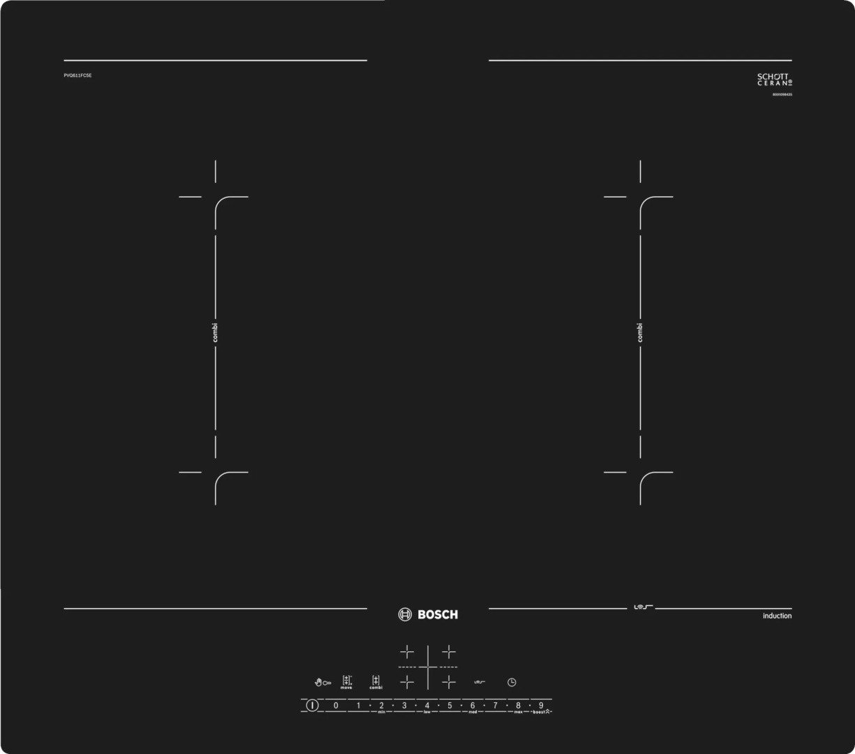 Индукционная панель Bosch - PVQ 611 FC5E - фото 1 - id-p115188329