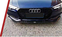 Карбоновая губа переднего бампера для Audi A4 (B9) 2019-2024+