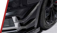 Карбоновые накладки на передний бампер для Audi A5 (F5) 2016-2020