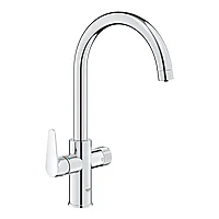 Смеситель для кухни, с возможностью подключения фильтра, хром Grohe Blue Pure BauCurve 30580000