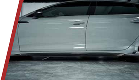 Карбоновые боковые юбки для Audi A5 (F5) 2020-2024+