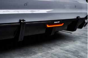 Карбоновый диффузор заднего бампера для Audi RS5 2017-2019