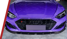 Карбоновая губа переднего бампера  для Audi RS5 2020-2022