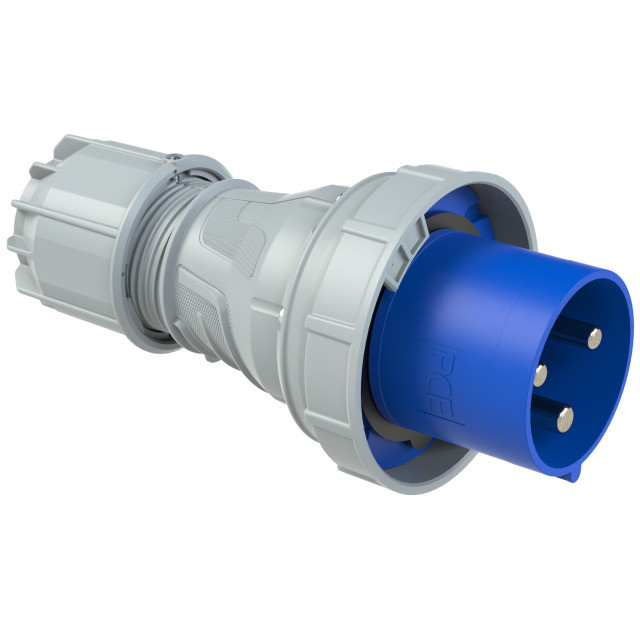 PCE Вилка кабельная 125А/230V/1P+N+E/IP67