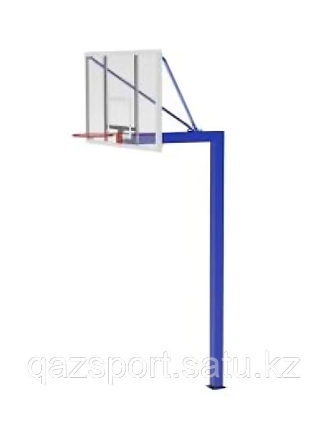 Стойка баскетбольная комплект (щит из орг стекла) - фото 1 - id-p115191007