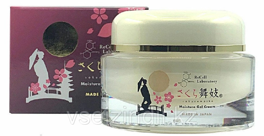 Увлажняющий гель-крем со стволовыми клетками Sakura Maiko Moisture Gel Cream, ReCell, 50 гр - фото 1 - id-p115194530