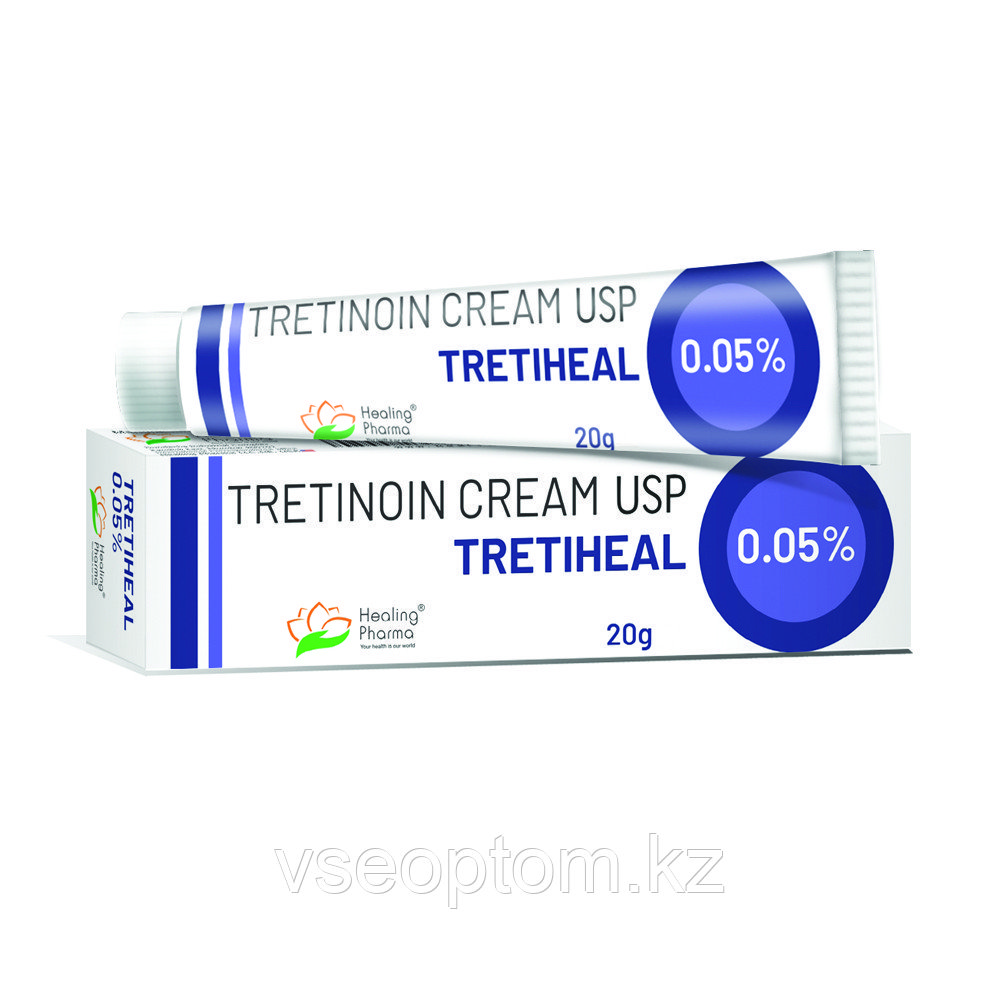 Третиноин 0,05% ( Tretinoin cream Healing Pharma ) крем для лечения прыщей и омоложения кожи 20 гр - фото 1 - id-p115194616