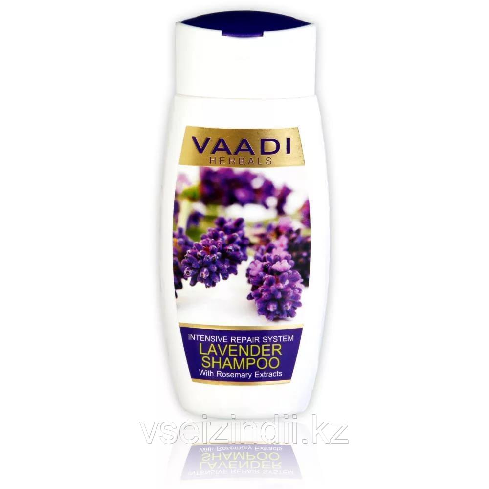 Шампунь Ваади для интенсивного восстановления волос Лаванда и Розмарин 350 мл, Vaadi Herbals Lavender Shampoo - фото 1 - id-p115197437