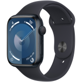 Apple Watch Series 9 GPS 45 мм в корпусе Midnight из алюминия с ремешком Midnight Sport - M/L, модель A2980