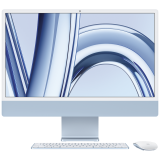 IMac 24 дюйма с дисплеем Retina 4.5K: Apple M3 чип с 8-ядерным ЦП и 10-ядерной ГПУ, 256ГБ SSD - Синий, Модель - фото 1 - id-p115188716
