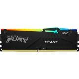 Память Kingston 8GB DDR5 CL40 DIMM FURY Beast RGB XMP с частотой 5200MT/s