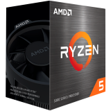 Процессор AMD Ryzen 5 5500 для настольного ПК, 6 ядер/12 потоков, тактовая частота 3.6/4.2 ГГц, кэш 19МБ, TDP