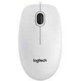 Мышь Logitech B100 с проводом - белая - USB - B2B