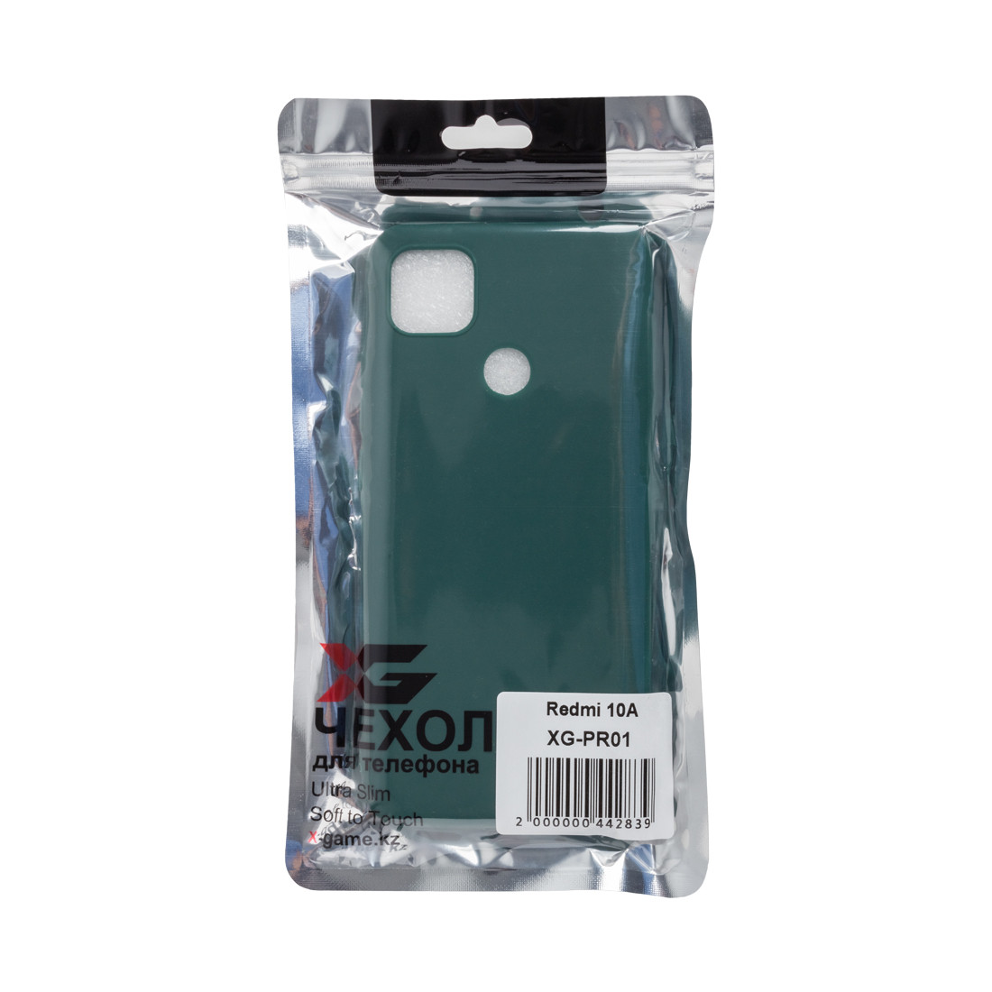 Чехол для телефона XG XG-PR01 "Зелёный" для Redmi 10A (TPU) - фото 3 - id-p115189098