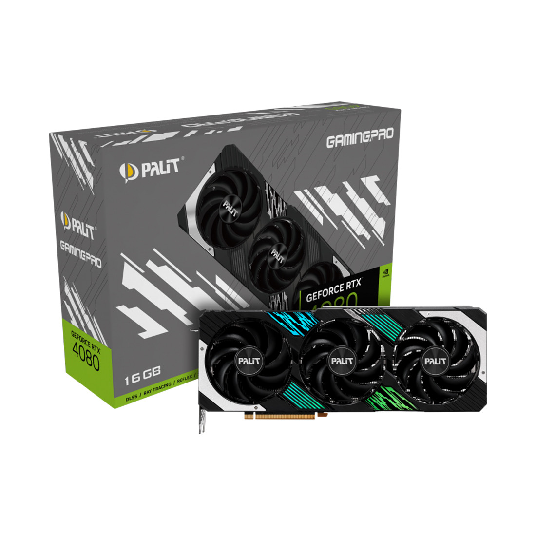 Видеокарта PALIT RTX4080 GAMINGPRO 16ГБ (NED4080019T2-1032A) - Мощный графический ускоритель для игроков. - фото 3 - id-p115189291