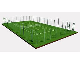 Теннисный корт (37х19, игровое поле 24х11)