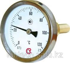 Термометр биметаллический ТБП 63/50/Р-(0-120)С 2,5 ЮМАС