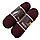 Пряжа для ручного вязания “Romantic country” в ассортимент черно-бордовый меланж, фото 4