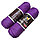 Пряжа для ручного вязания “Romantic country” в ассортимент фиолетовый, фото 5